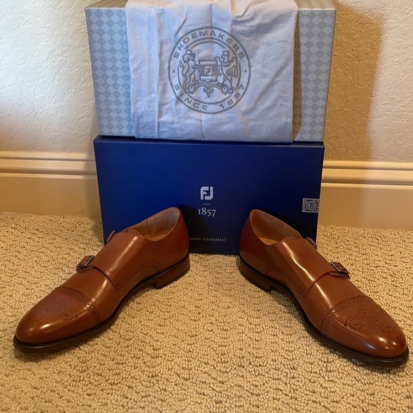 NWOT  FootJoy 1857 Men’s Leather Dress Shoes - Picture 3 of 4